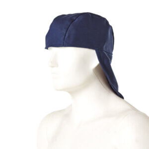 DROMEX D59 FLAME & ACID 3 PANEL WELDERS SKULL CAP WITH NECK PROTECTOR