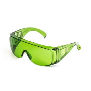 DROMEX WRAP AROUND SAFETY SPECTACLES GREEN